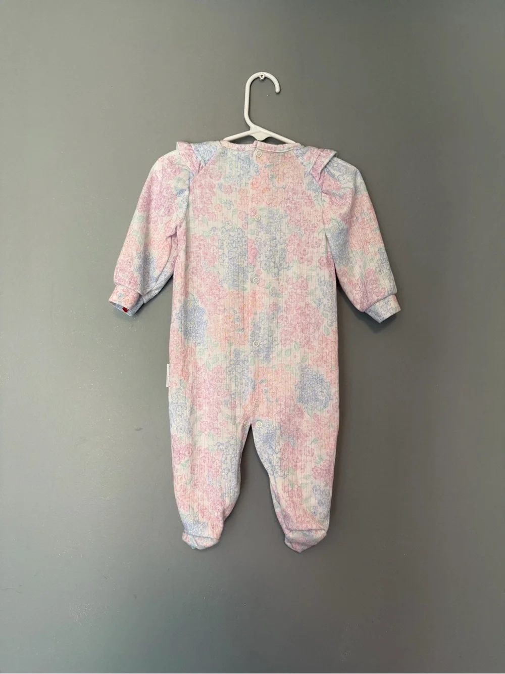 Vintage Floral Footed Pajamas